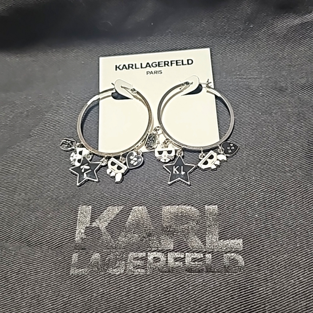 Karl Lagerfeld Paris Hoop Earring